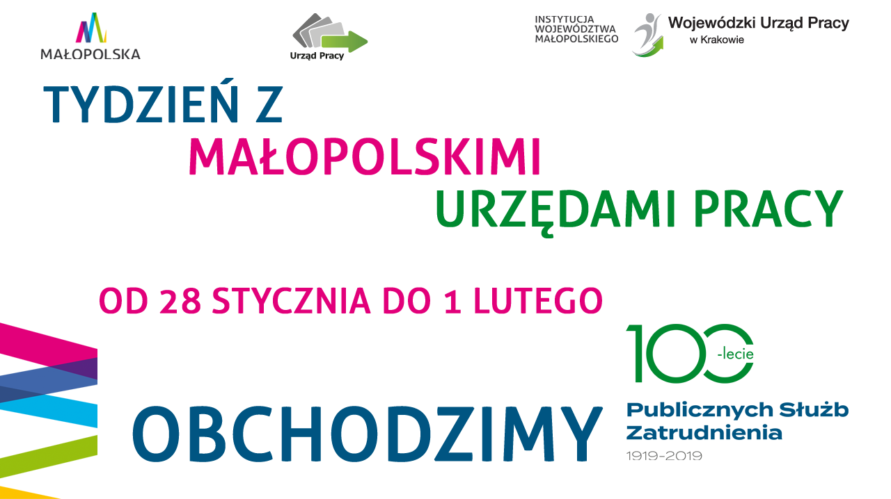 Baner - tydzień z Małopolskimi Urzędami Pracy 2019 - link do strony WUP Kraków 