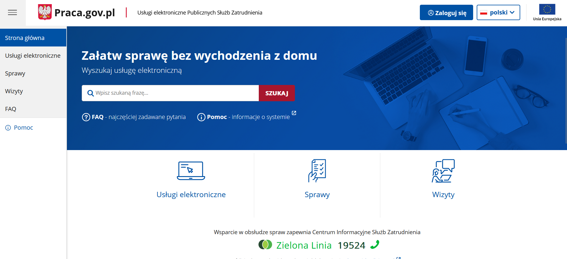 nowa strona praca.gov.pl