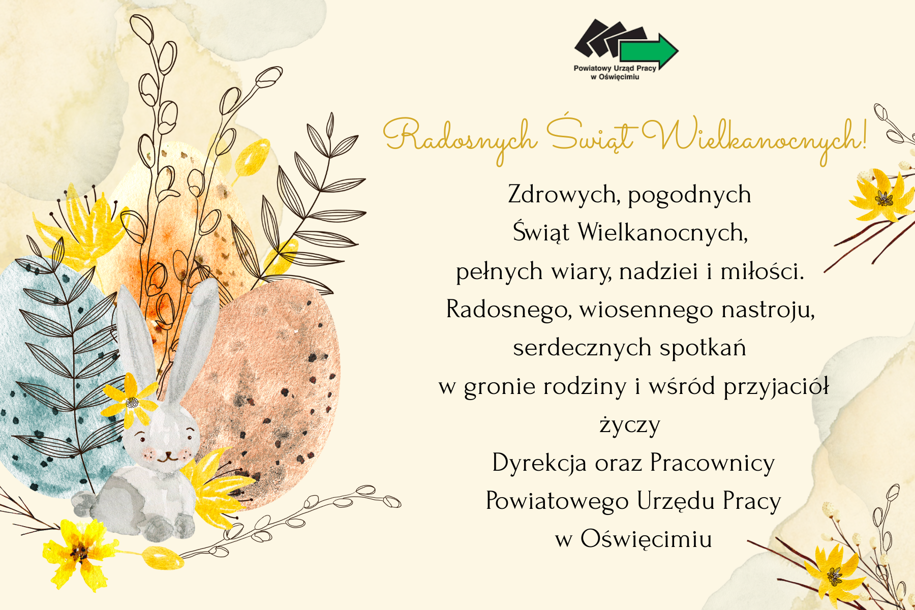 Zdjęcie artykułu Życzenia wielkanocne