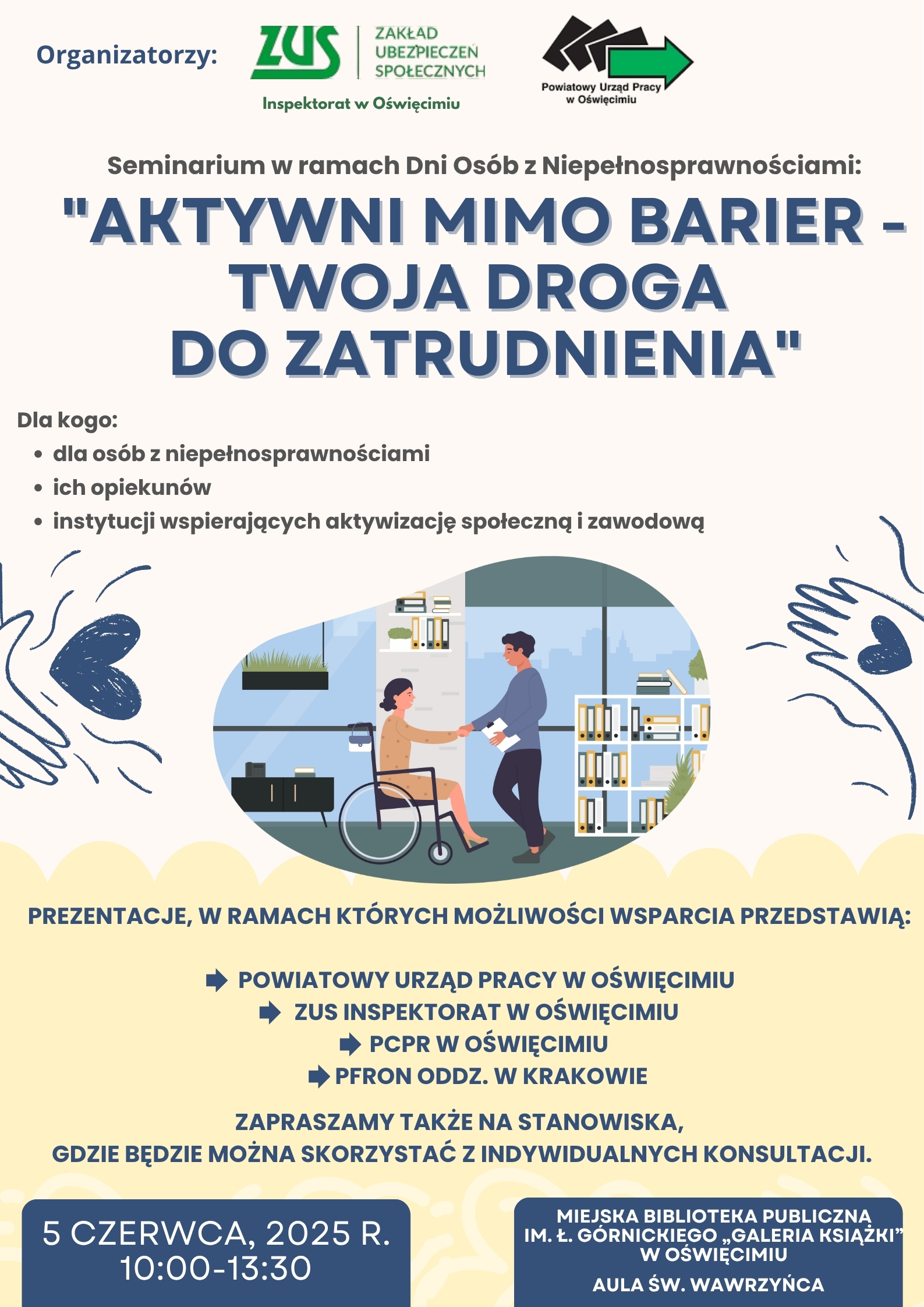 Zdjęcie artykułu SEMINARIUM DOT. AKTYWIZACJI ZAWODOWEJ OSÓB NIEPEŁNOSPRAWNYCH